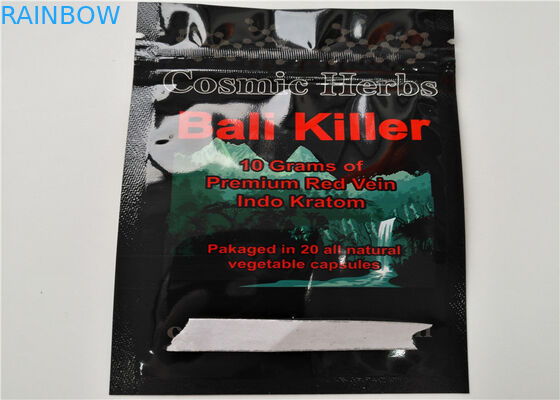 छोटे आकार के हर्बल धूपदान पैकेजिंग कस्टम लोगो एल्यूमीनियम परत के साथ मुद्रित टुकड़े टुकड़े में