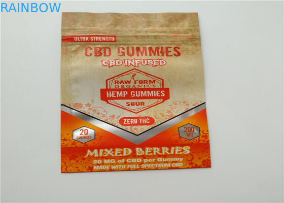 छोटे आकार के हर्बल धूपदान पैकेजिंग कस्टम लोगो एल्यूमीनियम परत के साथ मुद्रित टुकड़े टुकड़े में