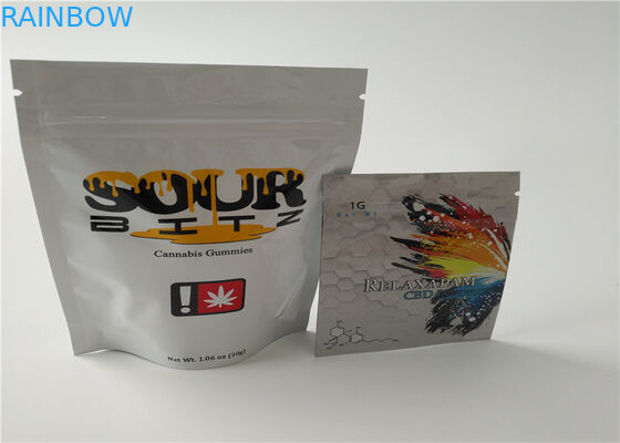 एयरटाइट जिपर सील के साथ बटोम क्लोजर हर्बल इंसेंस पैकेजिंग ग्रैव्योर प्रिंटिंग