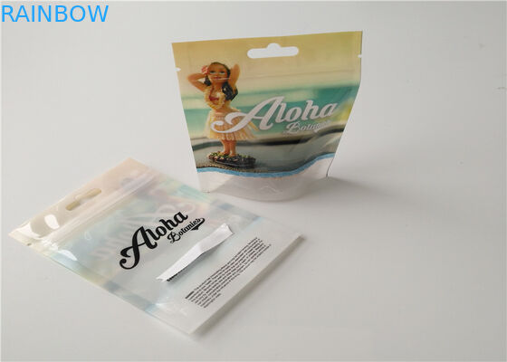 THC Resealable हर्बल धूपदान पैकेजिंग, गोली पैकेजिंग के लिए प्लास्टिक जिपर बैग