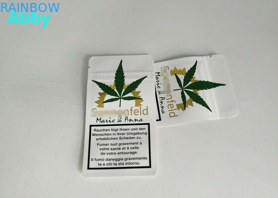 अनुकूलित सामग्री के साथ सोने की मुद्रण योग्य प्लास्टिक बैग CMYK रंग