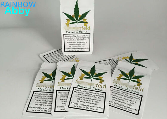 अनुकूलित सामग्री के साथ सोने की मुद्रण योग्य प्लास्टिक बैग CMYK रंग