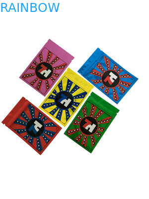 ग्लॉसी फॉयल प्लास्टिक जिपर बैग 7 सी कस्टम लेबल सीबीडी सीड्स कैप्सूल के लिए प्रिंट किए गए हैं