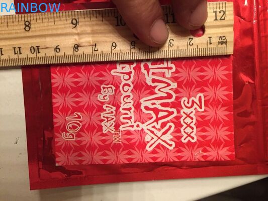 गंध सबूत हर्बल पैकेजिंग, खाद्य पैकेजिंग के लिए प्लास्टिक जिपर बैग