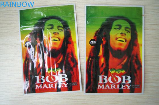 एम्बर लीफ हर्बल धूप पैकेजिंग, सुरक्षा तीन साइड सील पाउच 4 जी