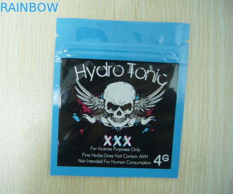 उच्च बैरियर हर्बल धूपदान पैकेजिंग, पीई सामग्री प्लास्टिक जिपर बैग