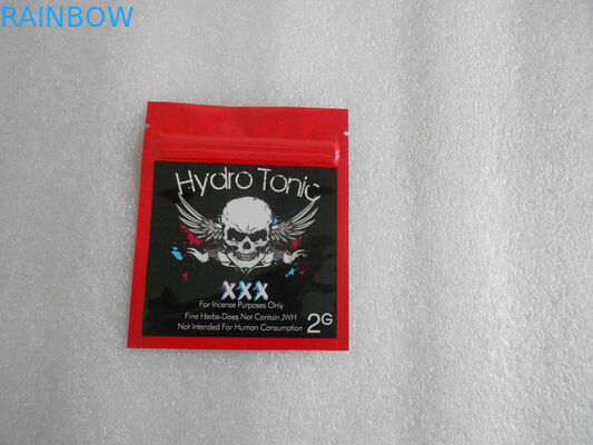 उच्च बैरियर हर्बल धूपदान पैकेजिंग, पीई सामग्री प्लास्टिक जिपर बैग