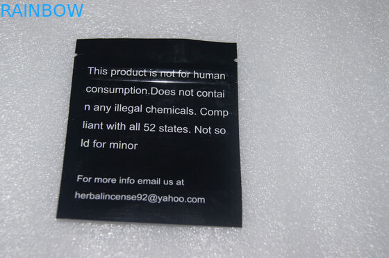 उच्च बैरियर हर्बल धूपदान पैकेजिंग, पीई सामग्री प्लास्टिक जिपर बैग