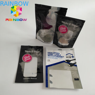 भोजन / कैंडी / कॉफी 10000 MOQ के लिए स्पष्ट थैली बैग खड़े हो जाओ