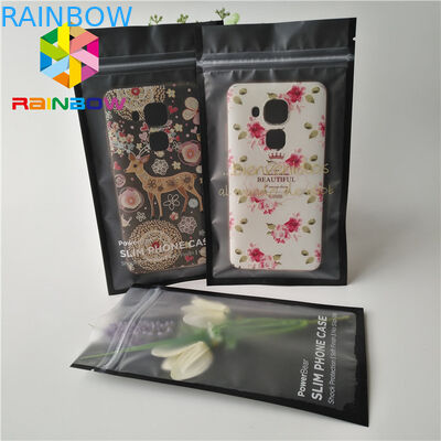 स्वनिर्धारित प्लास्टिक पाउच पैकेजिंग 1.6 x 8cm मोबाइल केबल 3 पक्षों के लिए स्नैक फ्रूट नोनी बैग के लिए सील बैग