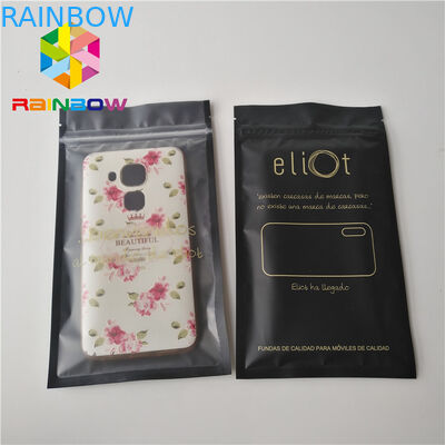 स्वनिर्धारित प्लास्टिक पाउच पैकेजिंग 1.6 x 8cm मोबाइल केबल 3 पक्षों के लिए स्नैक फ्रूट नोनी बैग के लिए सील बैग