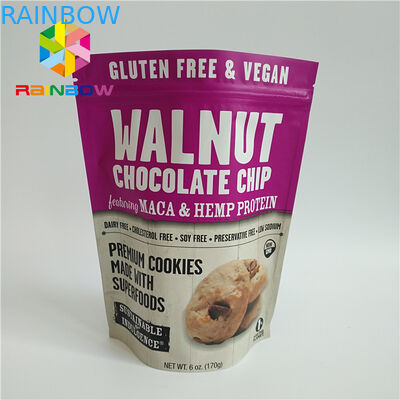 सूखे खाद्य पदार्थों के लिए पूर्ण रंग मुद्रण प्लास्टिक पाउच पैकेजिंग अनुकूलित रंग