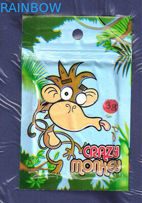 40mg प्लास्टिक जिपर बैग गोल्ड स्टैम्पिंग एयर - बैरियर 100 माइक्रोन मोटाई