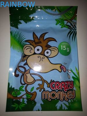 40mg प्लास्टिक जिपर बैग गोल्ड स्टैम्पिंग एयर - बैरियर 100 माइक्रोन मोटाई