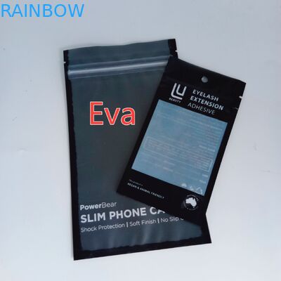 USB वॉल कार चार्जर्स पैकेजिंग के लिए हैंगिंग होल प्लास्टिक सील बैग