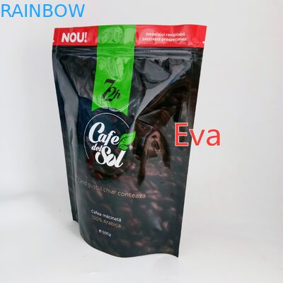 सिल्वर प्लास्टिक स्टैंड पाउच बैग 500 ग्राम नॉन - कॉफ़ी टी पाउडर पैकेजिंग का विष