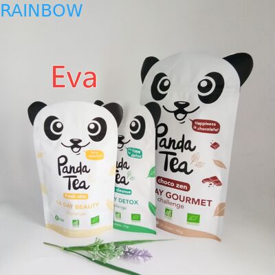 सिल्वर प्लास्टिक स्टैंड पाउच बैग 500 ग्राम नॉन - कॉफ़ी टी पाउडर पैकेजिंग का विष