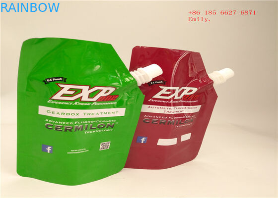 फलों के रस के लिए पुन: प्रयोज्य टोंटी पाउच पैकेजिंग प्लास्टिक निचोड़ खाद्य ग्रेड