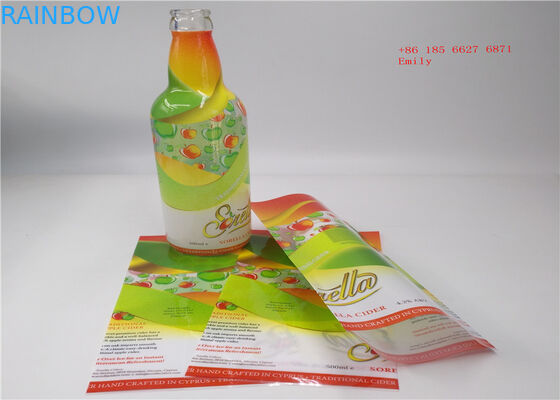 चिपकने वाला पनरोक 3 डी हटना आस्तीन लेबल