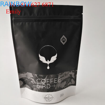 जिपर पन्नी थैली पैकेजिंग 250g 500g एक तरह से वाल्व के साथ