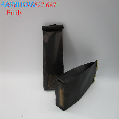 जिपर पन्नी थैली पैकेजिंग 250g 500g एक तरह से वाल्व के साथ