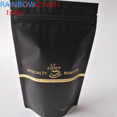 जिपर पन्नी थैली पैकेजिंग 250g 500g एक तरह से वाल्व के साथ