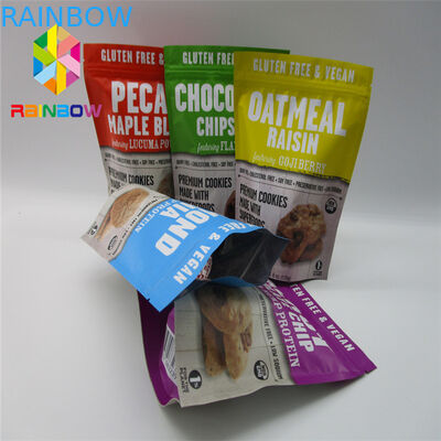ग्रेवर प्रिंटिंग स्नैक बैग पैकेजिंग 8 रंग मल्टीलेयर सामग्री के साथ