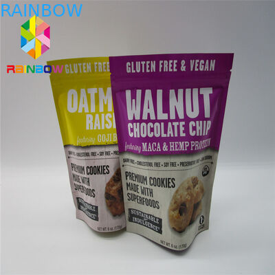 ग्रेवर प्रिंटिंग स्नैक बैग पैकेजिंग 8 रंग मल्टीलेयर सामग्री के साथ