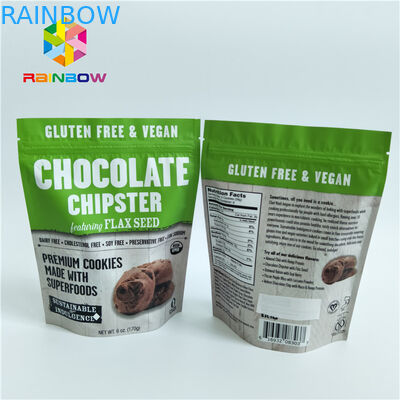 ग्रेवर प्रिंटिंग स्नैक बैग पैकेजिंग 8 रंग मल्टीलेयर सामग्री के साथ