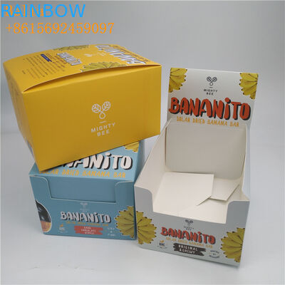 सीएमवाईके / अनुकूलित रंग प्रदर्शन कागज बॉक्स चॉकलेट बार के लिए एसजीएस प्रमाण पत्र