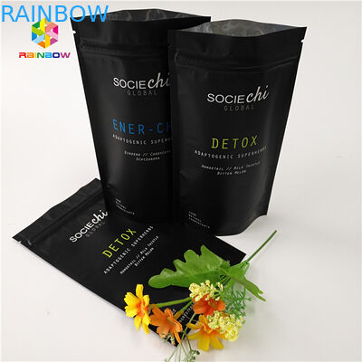 लेमिनेटेड मायलर स्नैक बैग पैकेजिंग, बीफ पाउडर नट के लिए एल्यूमीनियम पन्नी ज़िपर बैग