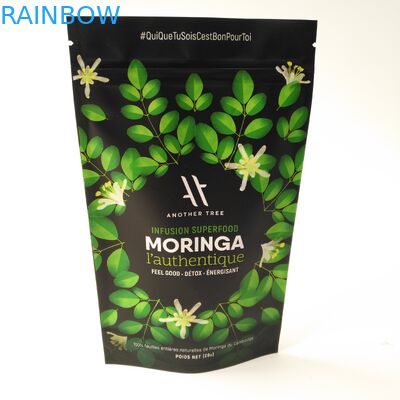 जिपलॉक प्लास्टिक पाउच पैकेजिंग टियर नॉच स्मॉल थ्री साइड सील नोनी एल्युमीनियम पैकेज