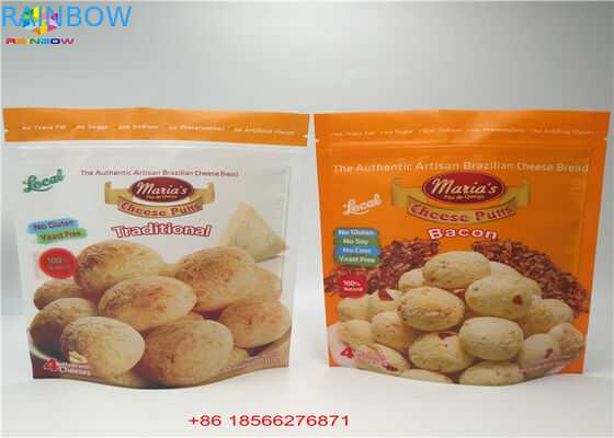 स्निप के लिए जिपलॉक टियर नॉट्स मॉइस्चर प्रूफ स्टैंड अप पाउच डे पैक एल्युमीनियम बैग्स