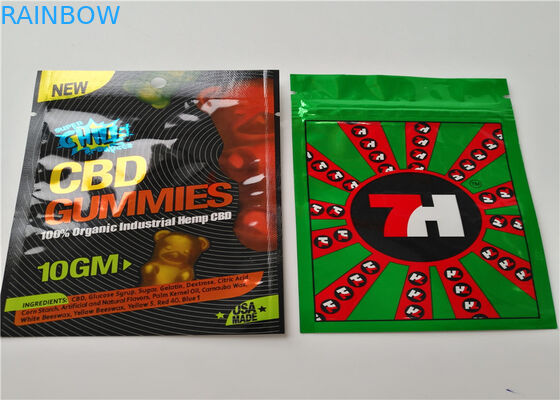 एसजीएस हर्बल धूप पैकेजिंग होलोग्राम पन्नी Vape कारतूस मिनी Mylar Ziplock बैग