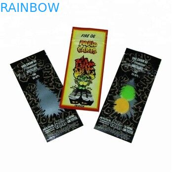 कस्टम मुद्रित Mylar बैग CBD Vape कारतूस पैकेजिंग बैग छोटे आकार जिपर बैग Vape टैंक के लिए