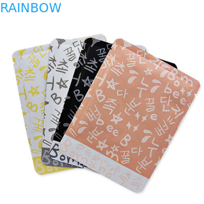 चिकनी चमकदार सतह कॉस्मेटिक पैकेजिंग बैग एल्यूमीनियम पन्नी सामग्री अनुकूलित आकार