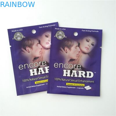 CMYK रंग पन्नी थैली पैकेजिंग गोली कैप्सूल पैकेजिंग बैग Mylar पाउच