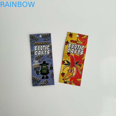 जिपलॉक के साथ पुन: प्रयोज्य प्लास्टिक पाउच पैकेजिंग विदेशी गाड़ियां गोल्ड टिप मायलर बैग