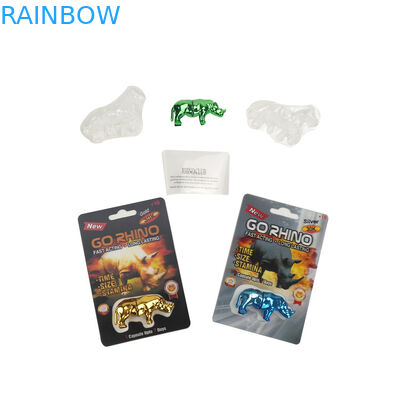 पुरुष संवर्धन गोलियां राइनो 600K 700K प्लेटिनम सेक्स पिल पैक पैक करने के लिए नवीनतम मंबा ब्लैक हॉर्स सुपर पैंथर 3 डी कार्ड