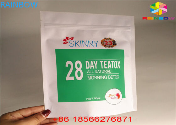 माचा चाय स्टैंड जिपर पाउच टुकड़े टुकड़े में सामग्री एल्यूमीनियम पन्नी रीसायकल क्राफ्ट पेपर