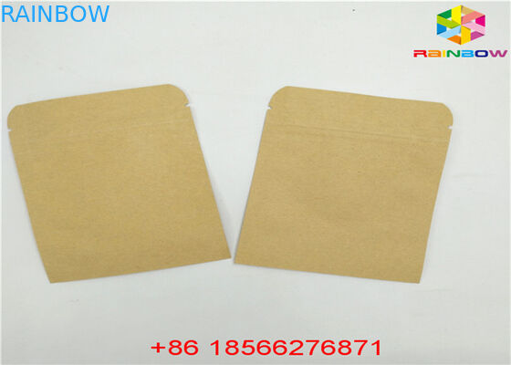 पुन: प्रयोज्य स्वनिर्धारित कागज बैग खाद्य थैली खिड़की के साथ ज़िपलॉक गंध सबूत खड़े हो जाओ