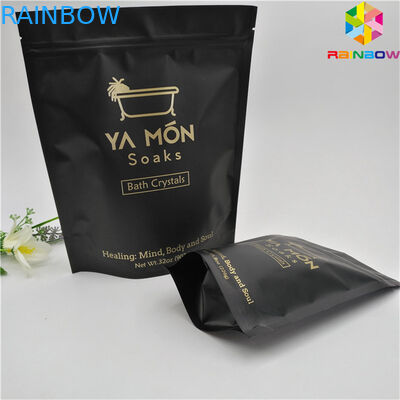 कस्टम अपने खुद के लोगो मुद्रण एल्यूमीनियम पन्नी पैकेजिंग बैग नीचे कली बैग के साथ नीचे पाउच बैग स्पष्ट ज़िप पन्नी बैग