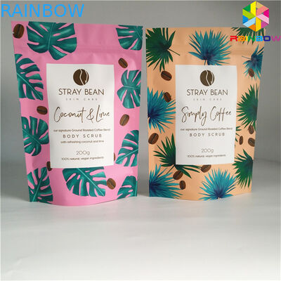 कस्टम अपने खुद के लोगो मुद्रण एल्यूमीनियम पन्नी पैकेजिंग बैग नीचे कली बैग के साथ नीचे पाउच बैग स्पष्ट ज़िप पन्नी बैग