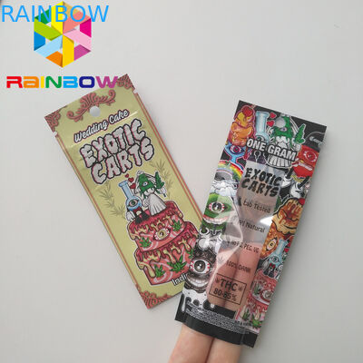Vape Cartridge प्लास्टिक पाउच पैकेजिंग मारियो एक्सोटिक कार्ट मिनी मायलर बैग