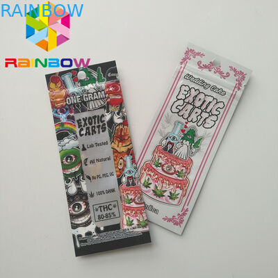 Vape Cartridge प्लास्टिक पाउच पैकेजिंग मारियो एक्सोटिक कार्ट मिनी मायलर बैग