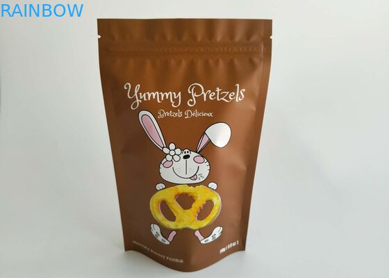 एल्यूमीनियम पन्नी लेमिनेटेड स्टैंड अप के बैग सूखे गोमांस स्नैक पैकेजिंग टिकाऊ