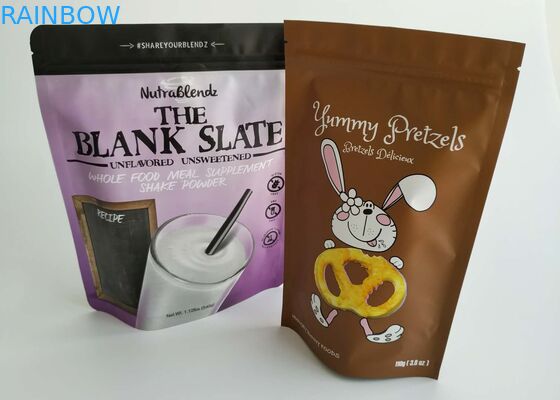 कस्टम स्टैंड अप पाउच स्वादिष्ट कुकी पैकेजिंग सील प्लास्टिक बैग Gravure प्रिंटिंग