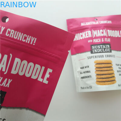 आलू के चिप्स / बिस्कुट के लिए एसजीएस प्लास्टिक स्नैक बैग पैकेजिंग कस्टम लोगो Mylar Doypack