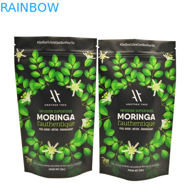 कस्टम चाय पैकेजिंग पाउच Detox Slimming चाय / फूल पत्ती / बीज बीन Ziplock बैग