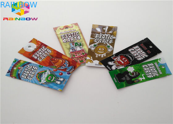 एल्यूमीनियम पन्नी ज़िप ताला प्लास्टिक बैग खाद्य पैकेजिंग थैली कस्टम आकार फाड़ पायदान के साथ